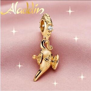 Disney Aladdin Gold Lamp Necklace